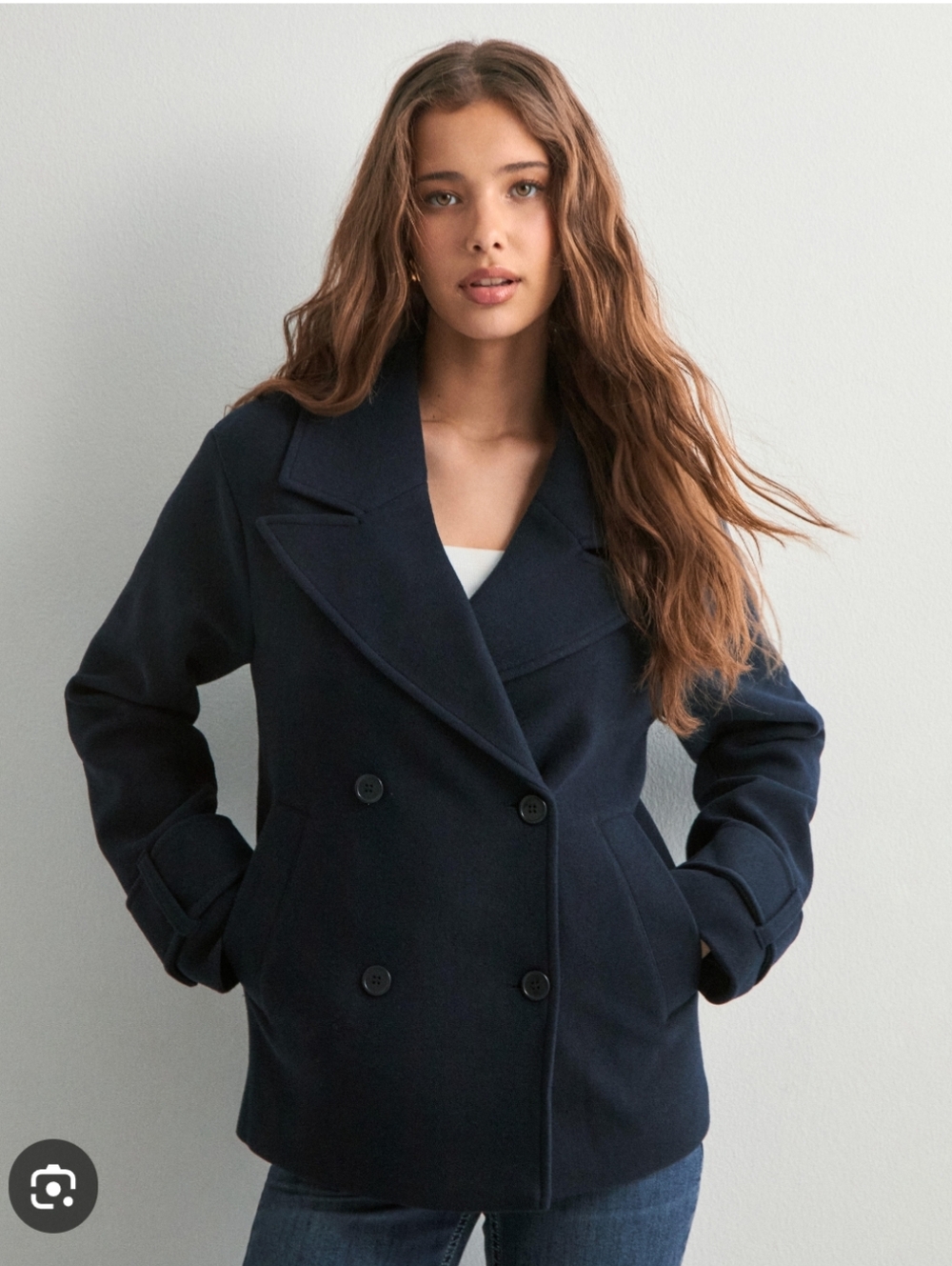 Nwot Niccolini Navy Fully Lined Jacket 🧥 Size 12